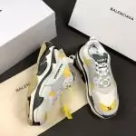 balenciaga chaussure homme daim triple-s  ash27